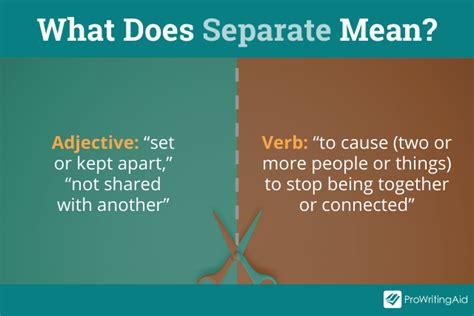 sepret|Meaning of separate – Learner’s Dictionary